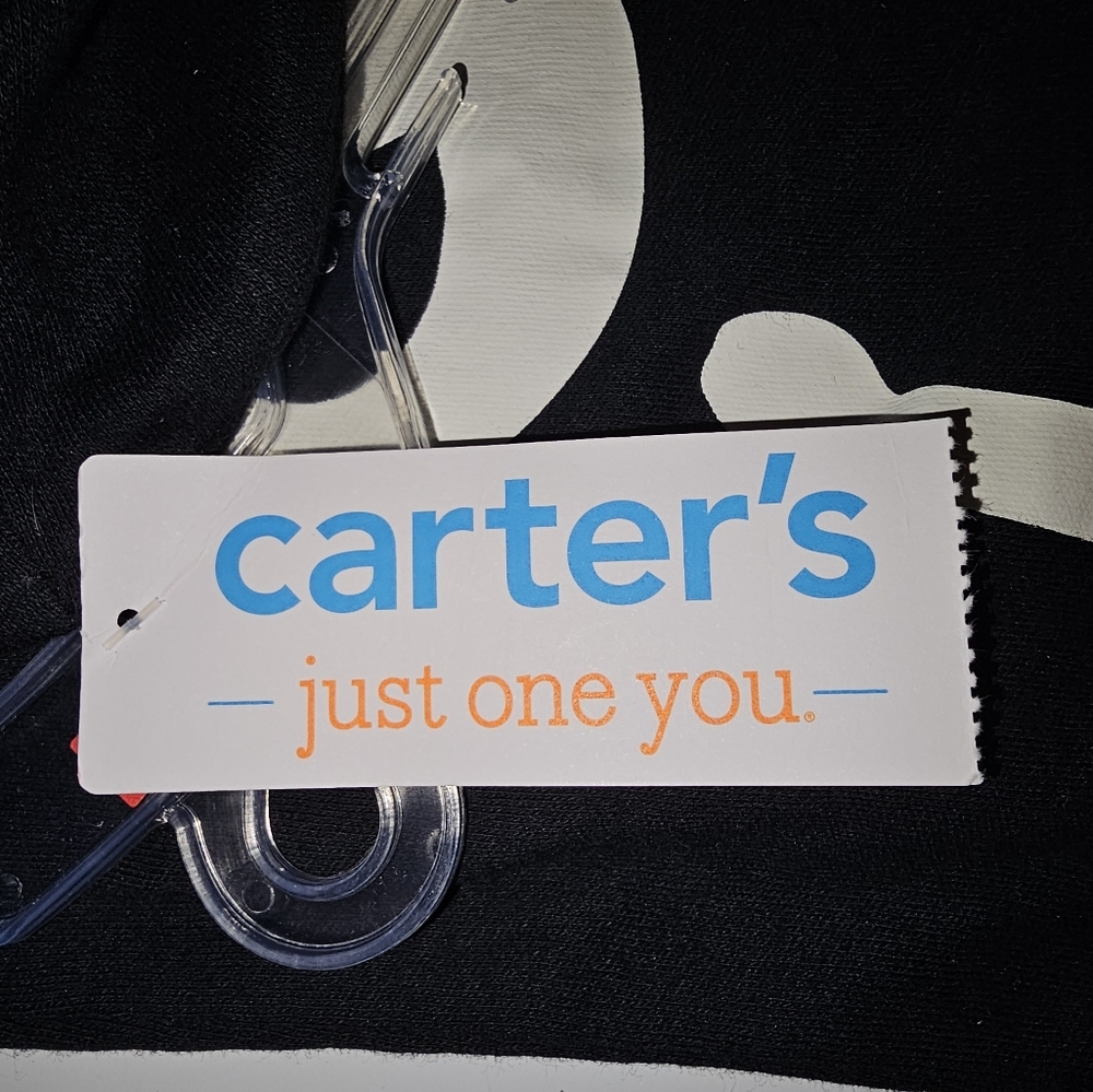 Carter's Baby Skeleton Sleep and Play Footsie & Hat Size 6 Months NWT - Picture 4 of 5